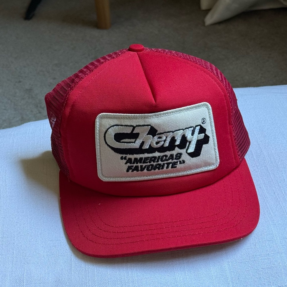 Cherry LA Red Trucker Hat